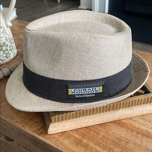 Cuban Rounds Beige Fedora Hat
